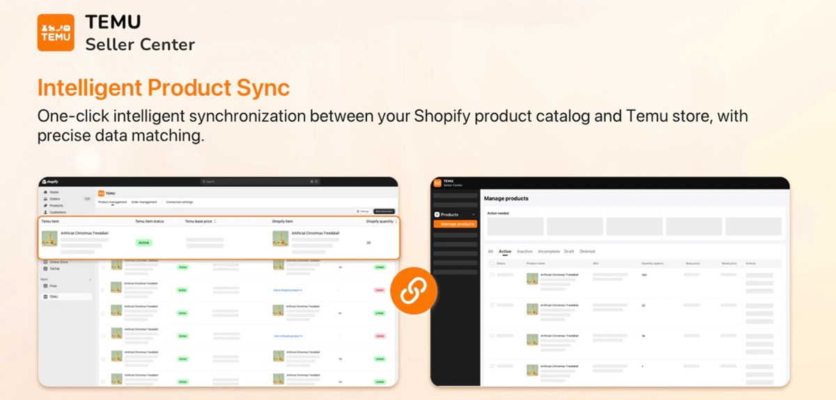 shopify独立站可以上架TEMU商品