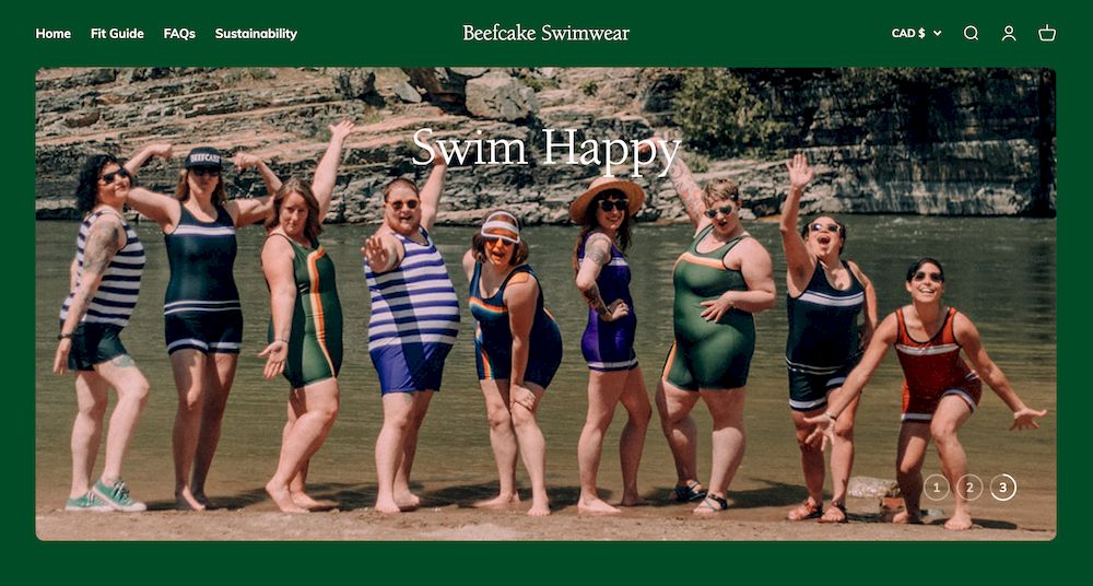 shopify store Beefcake Swimwear