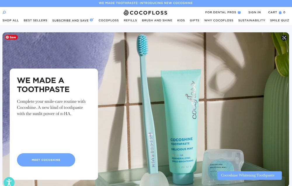 shopify store Cocolab
